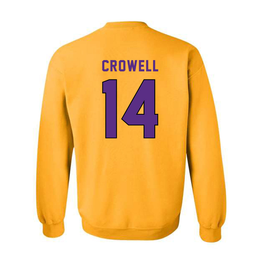 East Carolina - NCAA Football : Key Crowell - Classic Shersey Crewneck Sweatshirt-1