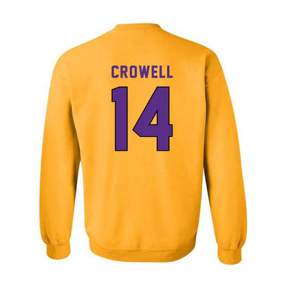 East Carolina - NCAA Football : Key Crowell - Classic Shersey Crewneck Sweatshirt-1