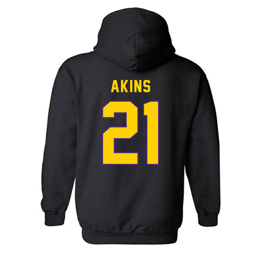 East Carolina - NCAA Football : Jonathan Akins - Classic Shersey Hooded Sweatshirt-1