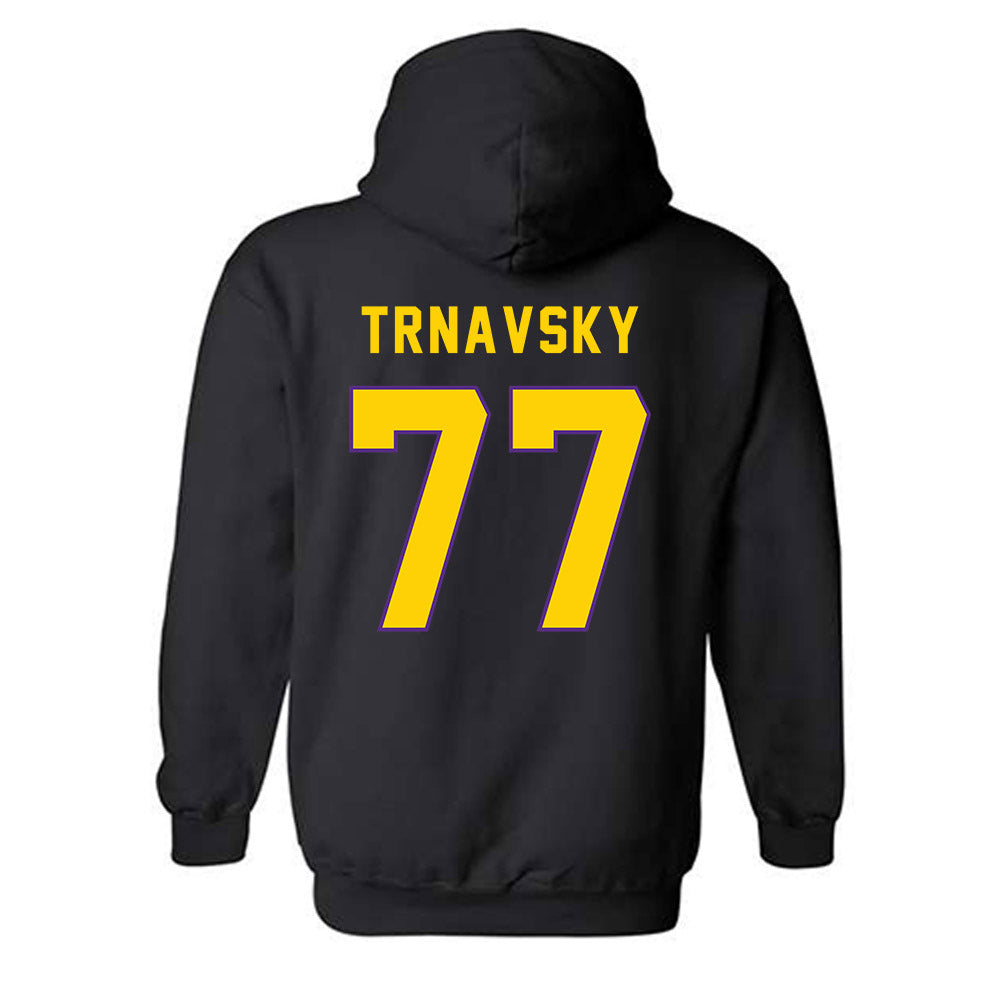 East Carolina - NCAA Football : Cooper Trnavsky - Classic Shersey Hooded Sweatshirt-1