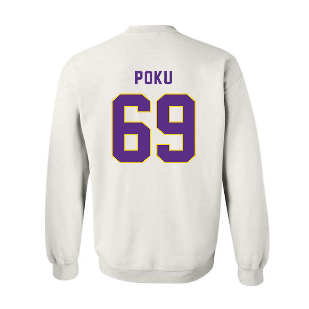 East Carolina - NCAA Football : Emmanuel Poku - Classic Shersey Crewneck Sweatshirt-1