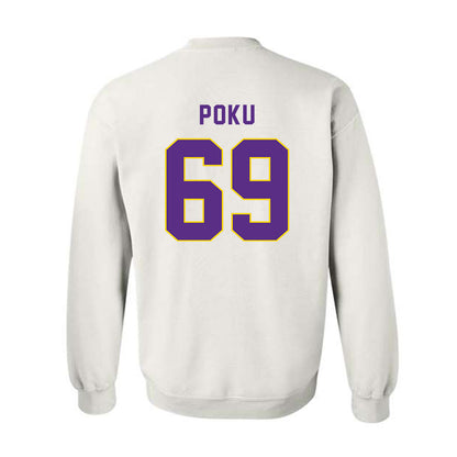 East Carolina - NCAA Football : Emmanuel Poku - Classic Shersey Crewneck Sweatshirt-1