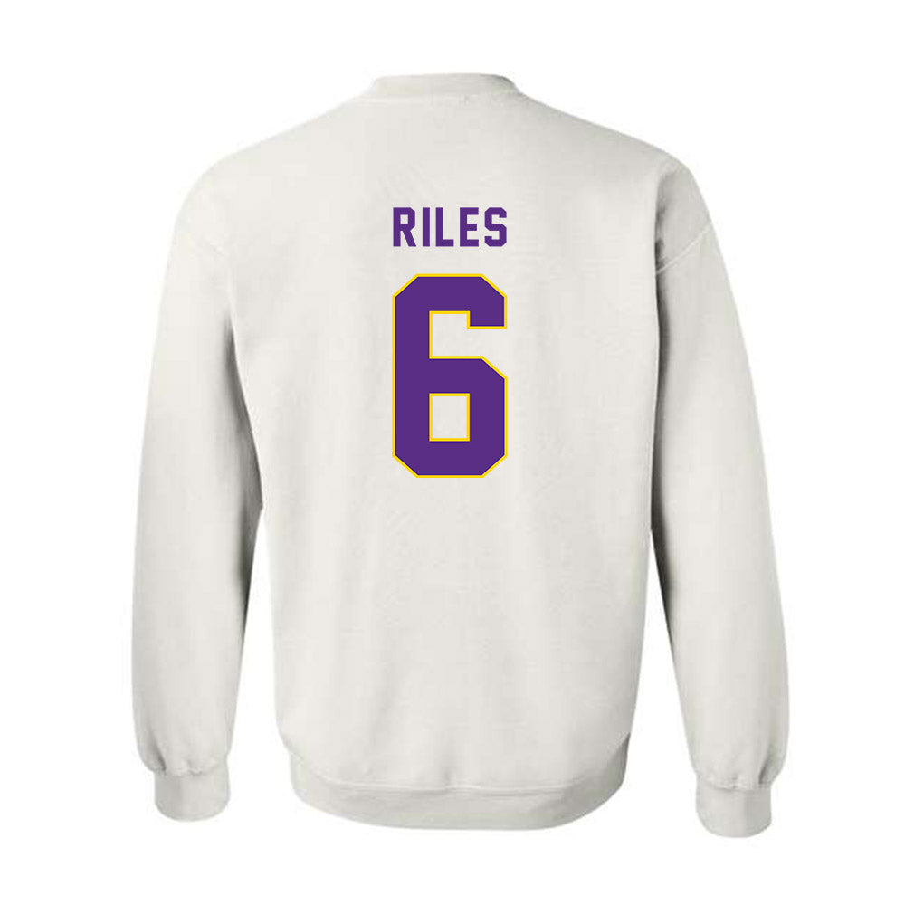 East Carolina - NCAA Football : Desirrio Riles - Classic Shersey Crewneck Sweatshirt-1