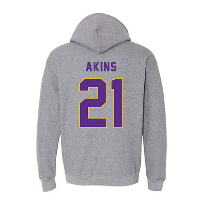 East Carolina - NCAA Football : Jonathan Akins - Classic Shersey Hooded Sweatshirt-1