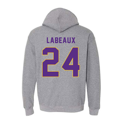 East Carolina - NCAA Men's Basketball : Trevion LaBeaux - Classic Shersey Hooded Sweatshirt-1