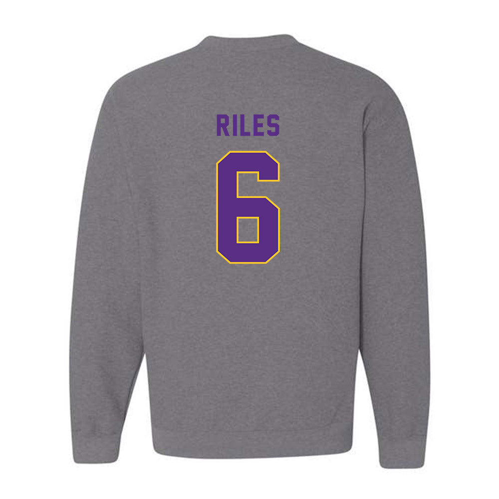 East Carolina - NCAA Football : Desirrio Riles - Classic Shersey Crewneck Sweatshirt-1