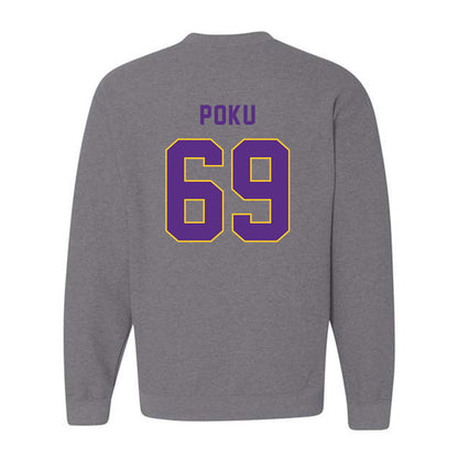East Carolina - NCAA Football : Emmanuel Poku - Classic Shersey Crewneck Sweatshirt-1
