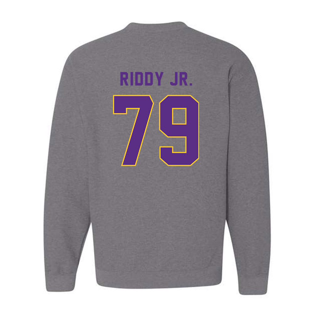 East Carolina - NCAA Football : Sam Riddy Jr. - Classic Shersey Crewneck Sweatshirt-1