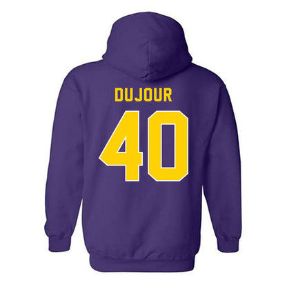 East Carolina - NCAA Football : Kendrick DuJour - Classic Shersey Hooded Sweatshirt-1