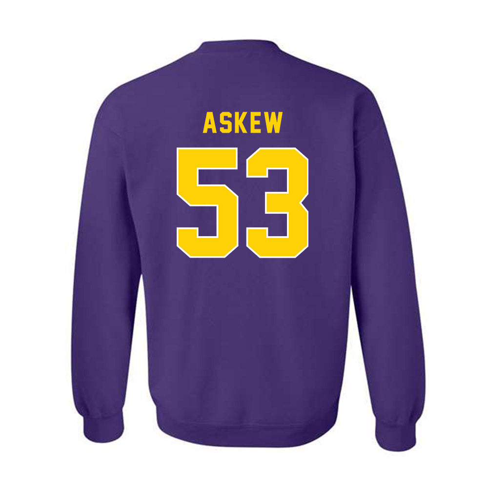 East Carolina - NCAA Football : Panda Askew - Classic Shersey Crewneck Sweatshirt-1