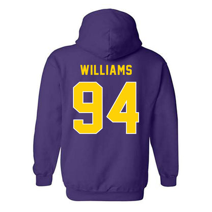 East Carolina - NCAA Football : Javon Williams - Classic Shersey Hooded Sweatshirt-1