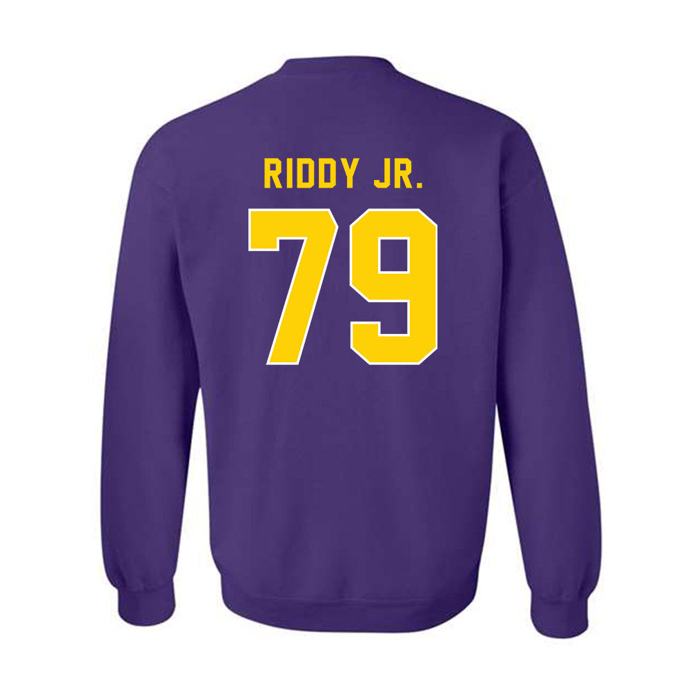 East Carolina - NCAA Football : Sam Riddy Jr. - Classic Shersey Crewneck Sweatshirt-1