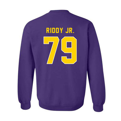 East Carolina - NCAA Football : Sam Riddy Jr. - Classic Shersey Crewneck Sweatshirt-1