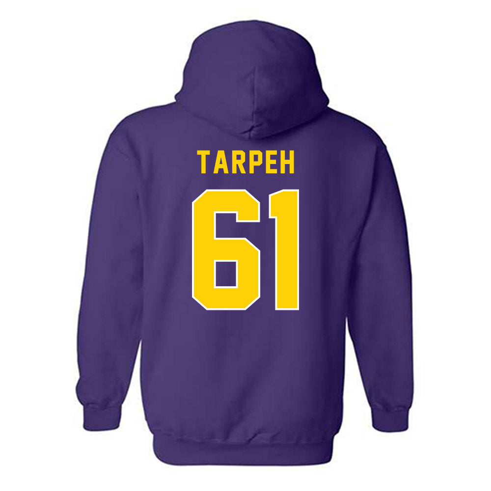 East Carolina - NCAA Football : Jayson Tarpeh - Classic Shersey Hooded Sweatshirt-1