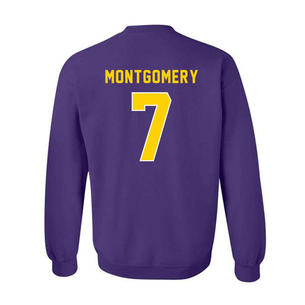 East Carolina - NCAA Football : London Montgomery - Classic Shersey Crewneck Sweatshirt-1