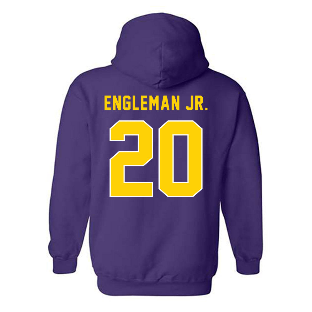 East Carolina - NCAA Football : TJ Engleman Jr. - Classic Shersey Hooded Sweatshirt-1