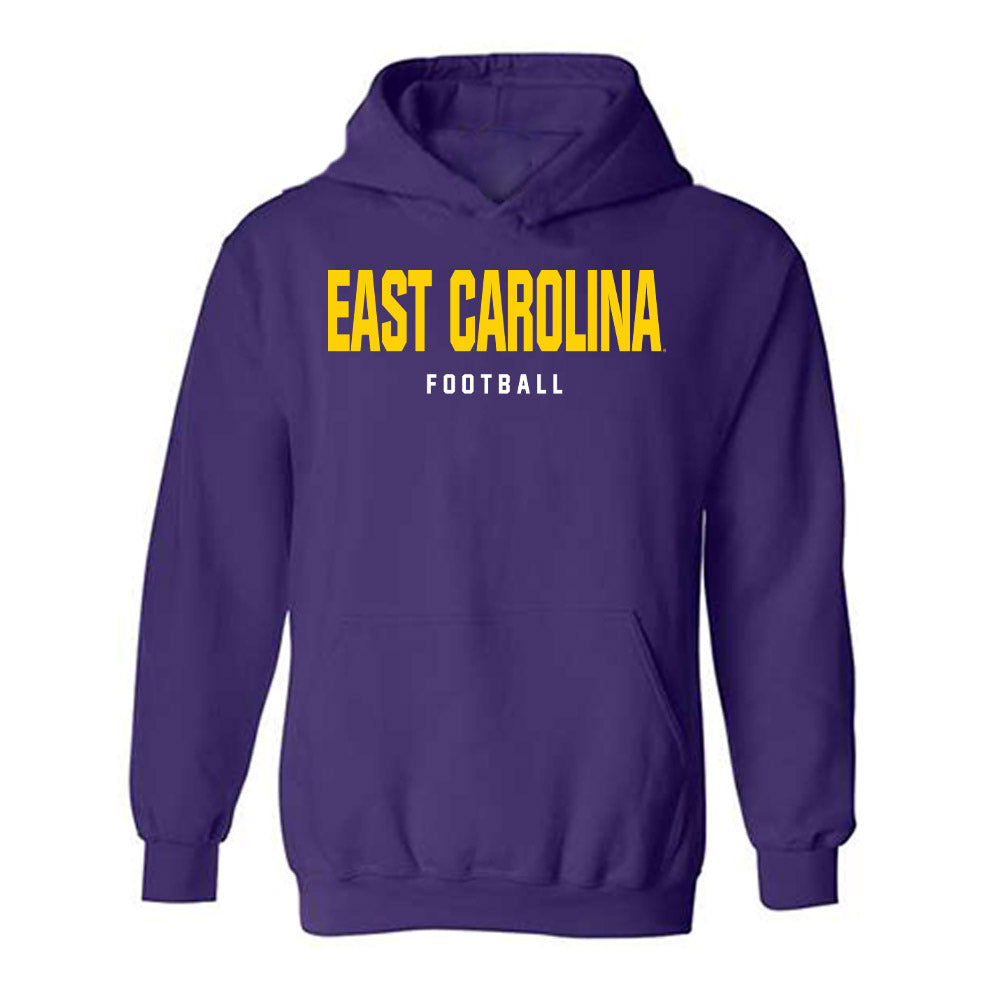 East Carolina - NCAA Football : Brock Spalding - Classic Shersey Hooded Sweatshirt-0