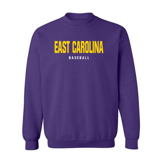 East Carolina - NCAA Baseball : Brett Beasley - Classic Shersey Crewneck Sweatshirt-0