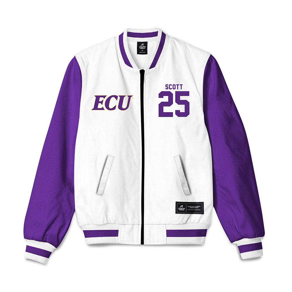 East Carolina - NCAA Softball : Mary-Kathryn Scott - Bomber Jacket-0