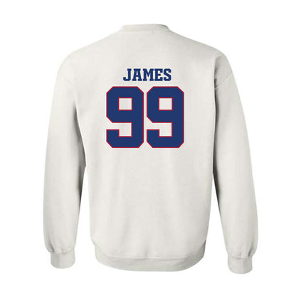 Arkansas - NCAA Football : Kaleb James - Classic Shersey Crewneck Sweatshirt-1