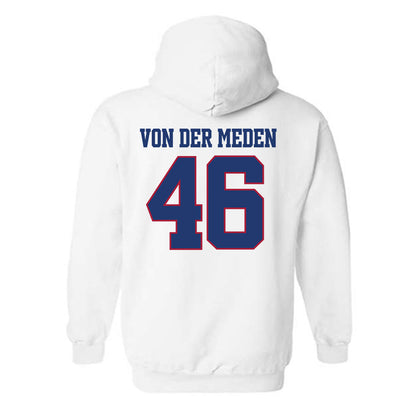 Arkansas - NCAA Football : Charlie von der Meden - Classic Shersey Hooded Sweatshirt-1