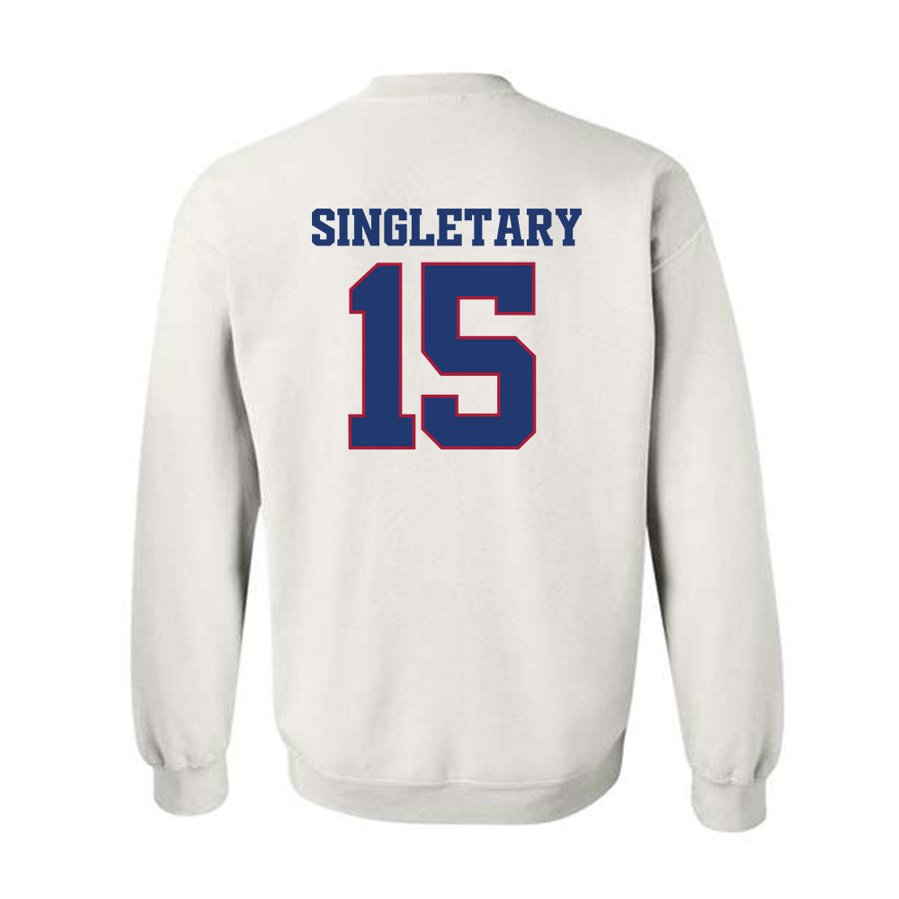 Arkansas - NCAA Football : Jaheim Singletary - Classic Shersey Crewneck Sweatshirt-1