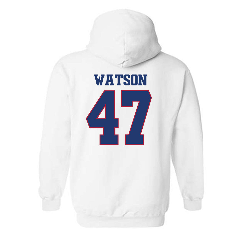 Arkansas - NCAA Football : Braylon Watson - Classic Shersey Hooded Sweatshirt-1