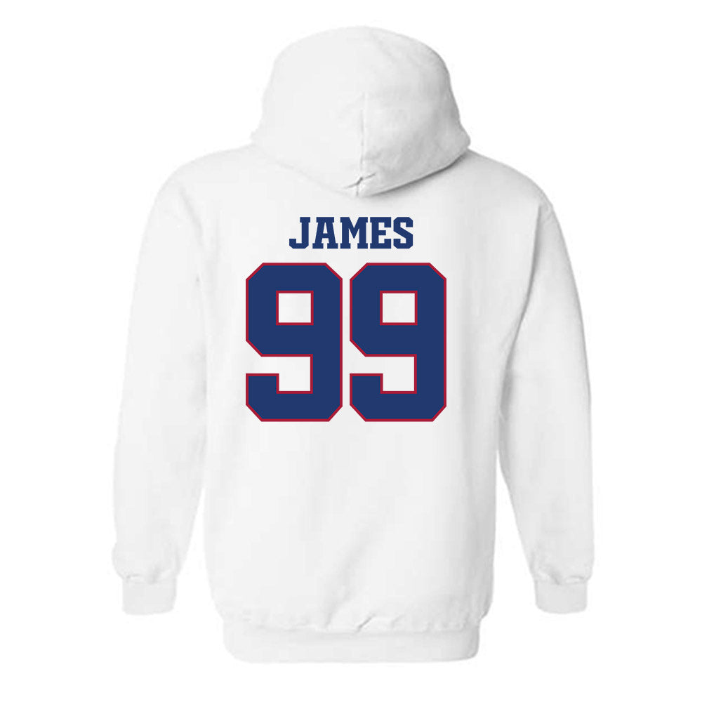 Arkansas - NCAA Football : Kaleb James - Classic Shersey Hooded Sweatshirt-1