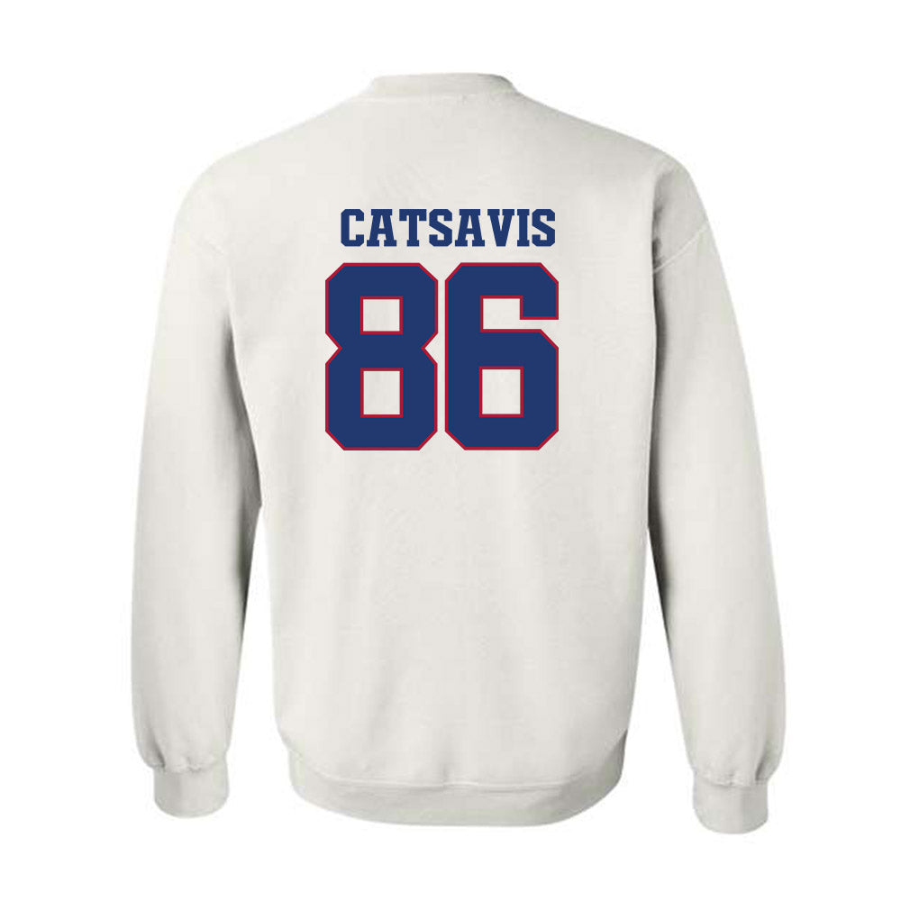 Arkansas - NCAA Football : Walker Catsavis - Classic Shersey Crewneck Sweatshirt-1