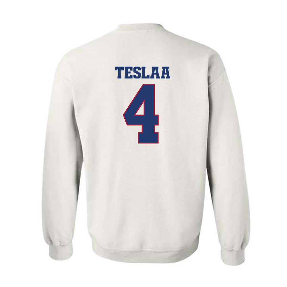 Arkansas - NCAA Football : Isaac TeSlaa - Classic Shersey Crewneck Sweatshirt-1