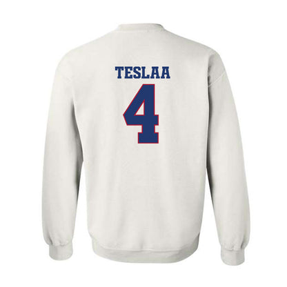 Arkansas - NCAA Football : Isaac TeSlaa - Classic Shersey Crewneck Sweatshirt-1