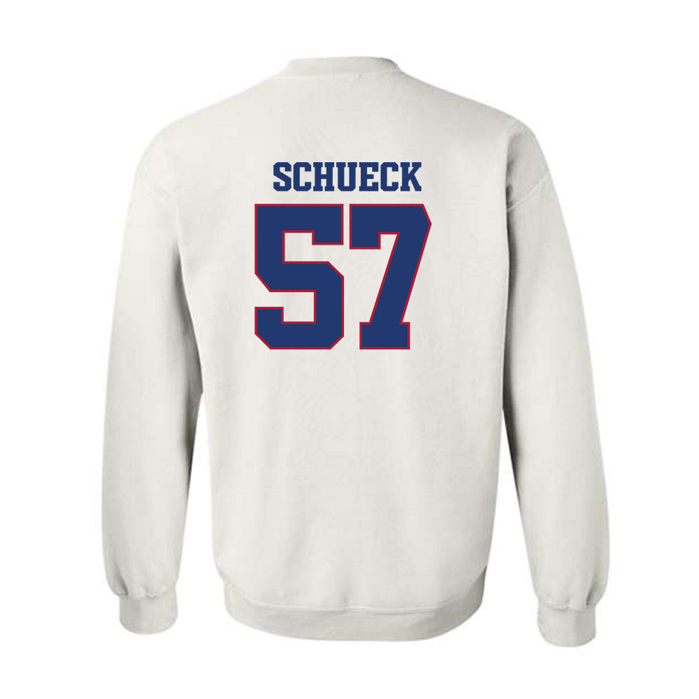 Arkansas - NCAA Football : Thomas Schueck - Classic Shersey Crewneck Sweatshirt-1