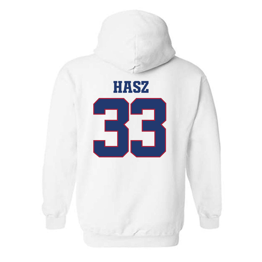 Arkansas - NCAA Football : Dylan Hasz - Classic Shersey Hooded Sweatshirt-1