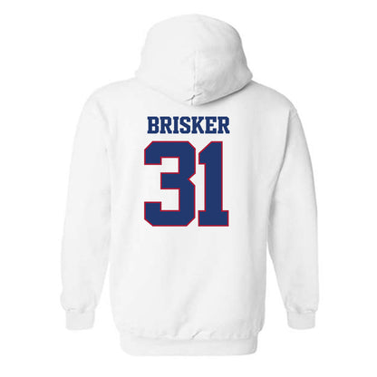Arkansas - NCAA Football : Blake Brisker - Classic Shersey Hooded Sweatshirt-1