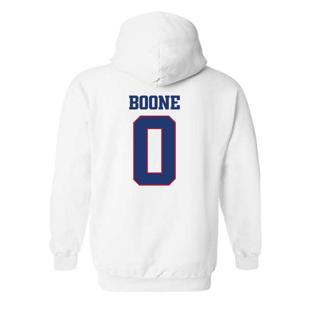 Arkansas - NCAA Football : Justus Boone - Classic Shersey Hooded Sweatshirt-1