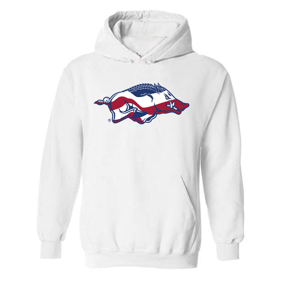 Arkansas - NCAA Football : Isaac TeSlaa - Classic Shersey Hooded Sweatshirt-0