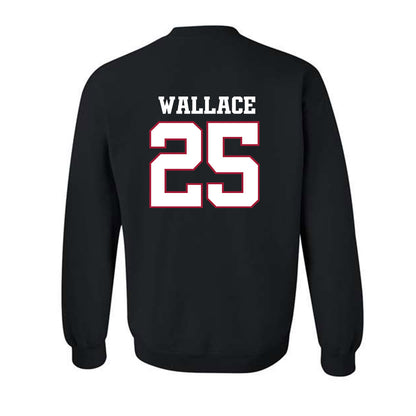 Arkansas - NCAA Football : Tavion Wallace - Classic Shersey Crewneck Sweatshirt-1