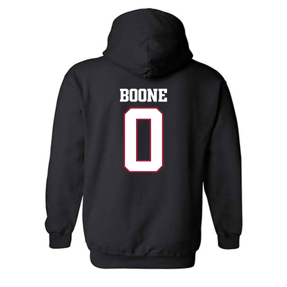 Arkansas - NCAA Football : Justus Boone - Classic Shersey Hooded Sweatshirt-1