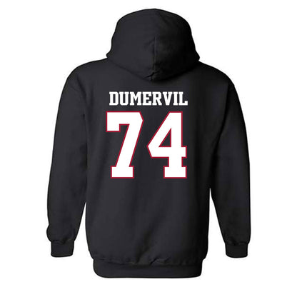 Arkansas - NCAA Football : Marcus Dumervil - Classic Shersey Hooded Sweatshirt-1