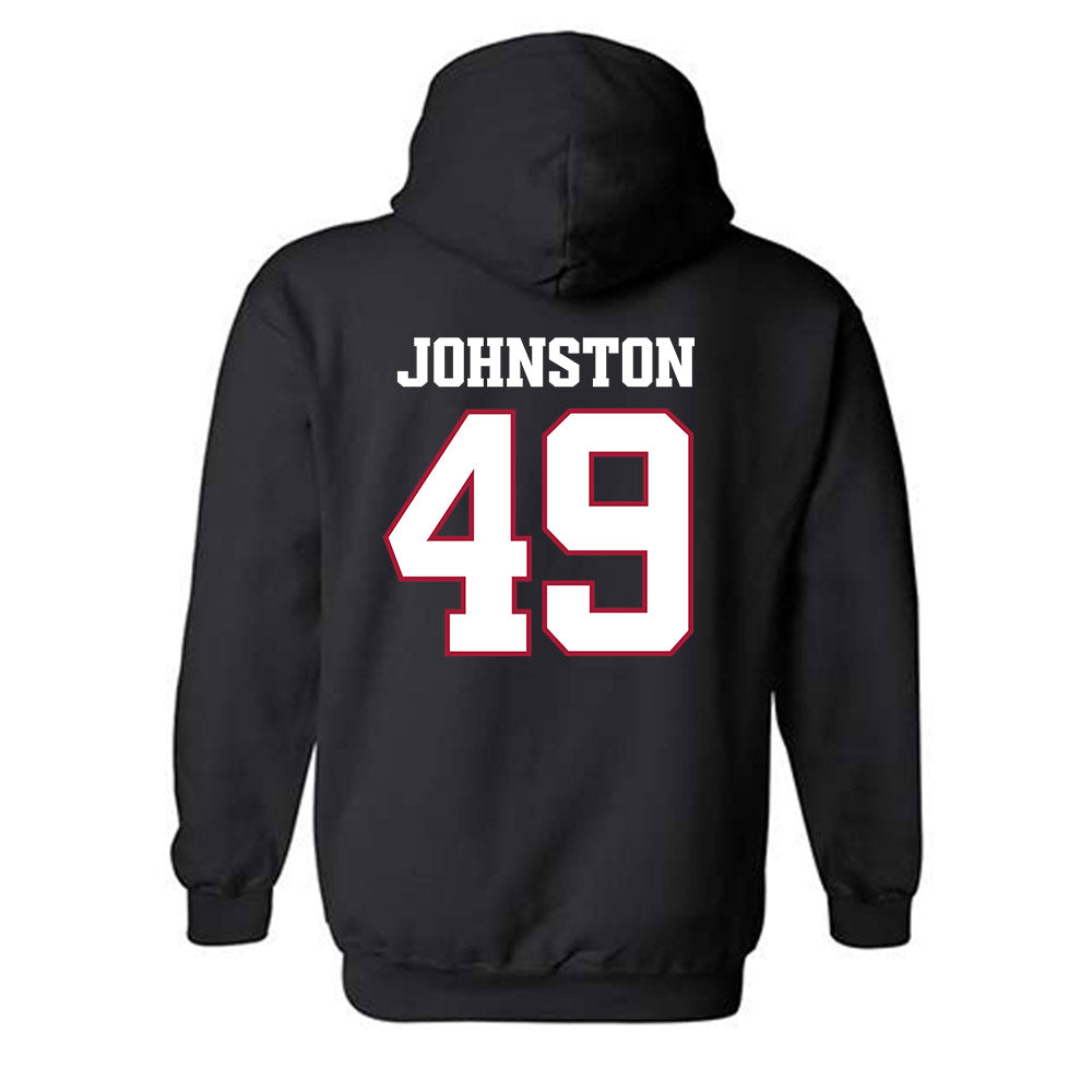 Arkansas - NCAA Football : Luke Johnston - Classic Shersey Hooded Sweatshirt-1