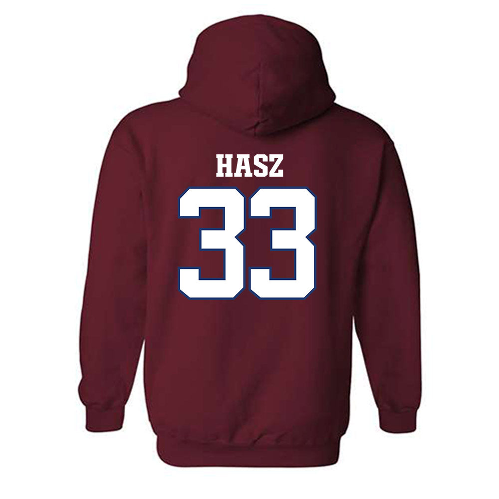 Arkansas - NCAA Football : Dylan Hasz - Classic Shersey Hooded Sweatshirt-1