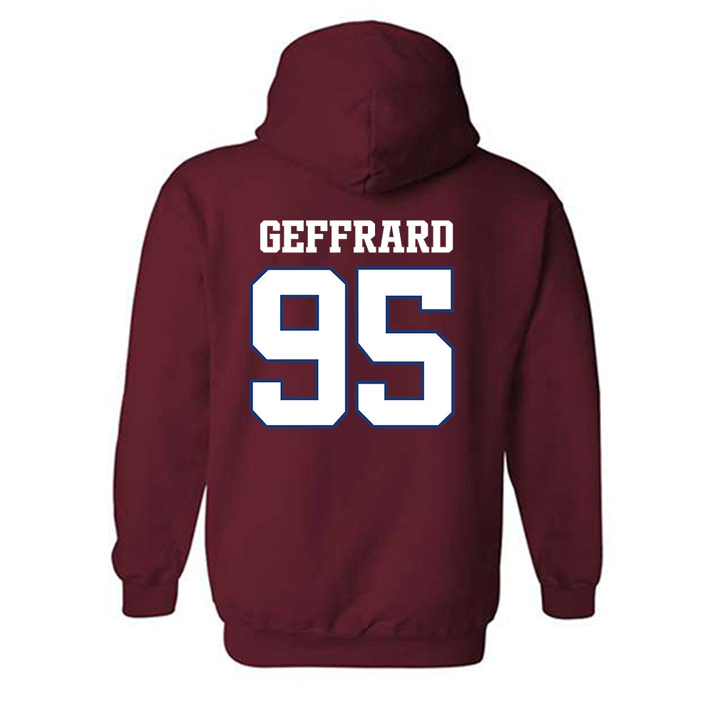 Arkansas - NCAA Football : Ian Geffrard - Classic Shersey Hooded Sweatshirt-1