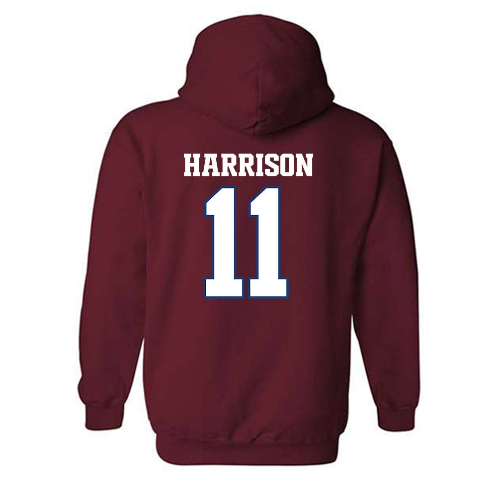 Arkansas - NCAA Football : Monte Harrison - Classic Shersey Hooded Sweatshirt-1