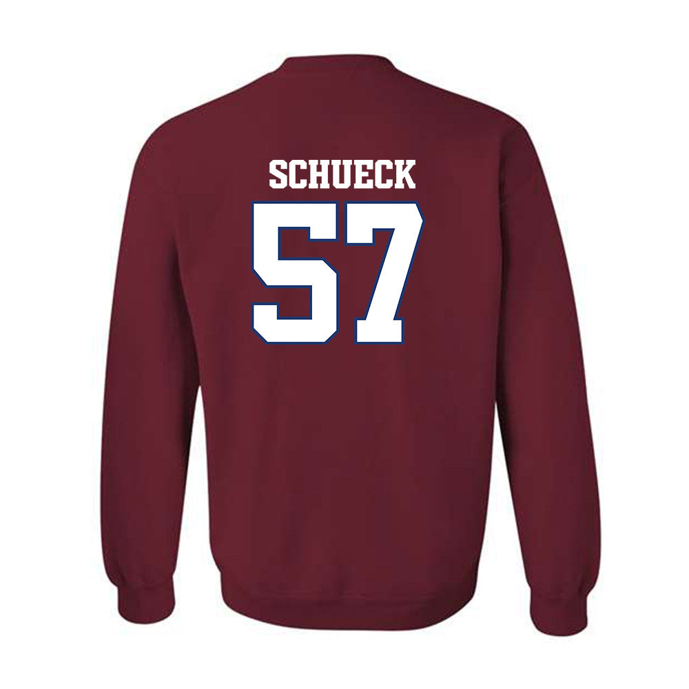 Arkansas - NCAA Football : Thomas Schueck - Classic Shersey Crewneck Sweatshirt-1