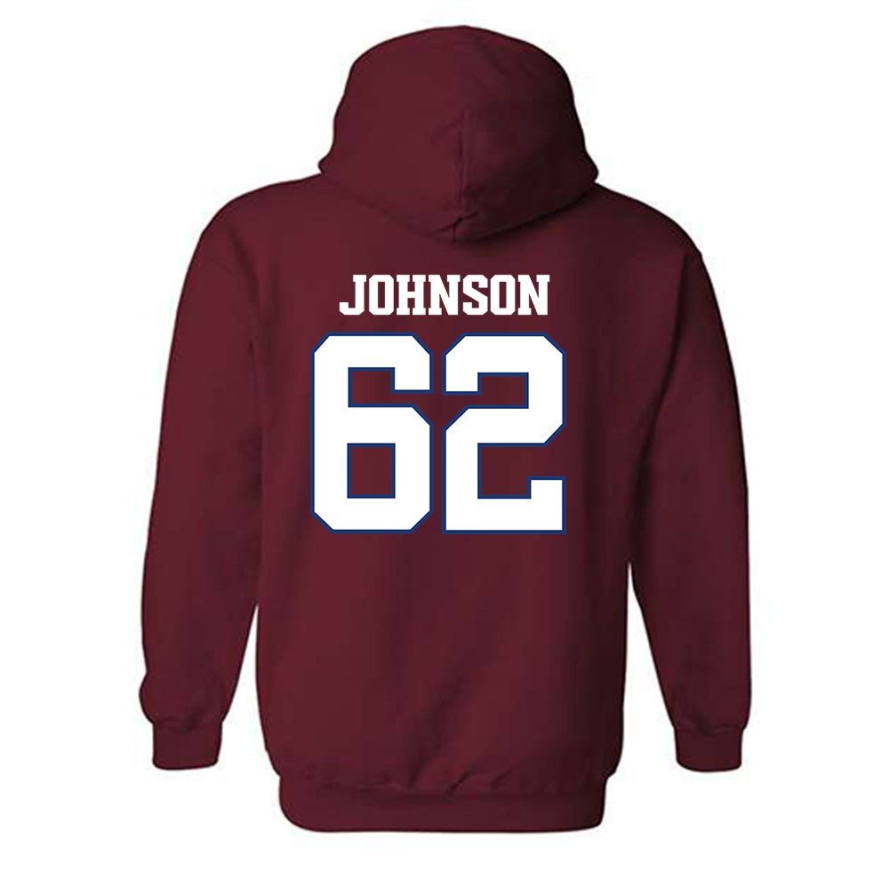 Arkansas - NCAA Football : Alex Johnson - Classic Shersey Hooded Sweatshirt-1