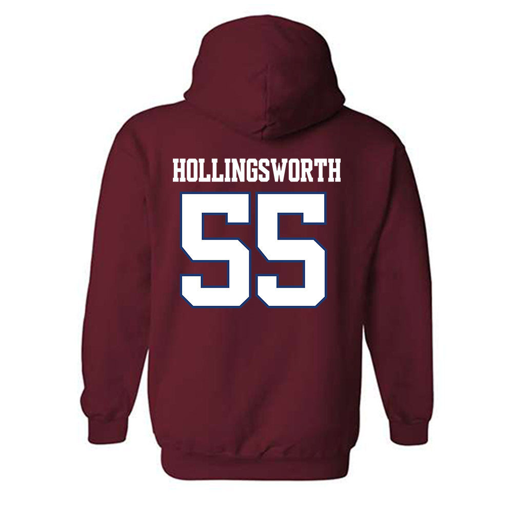 Arkansas - NCAA Football : JJ Hollingsworth - Classic Shersey Hooded Sweatshirt-1