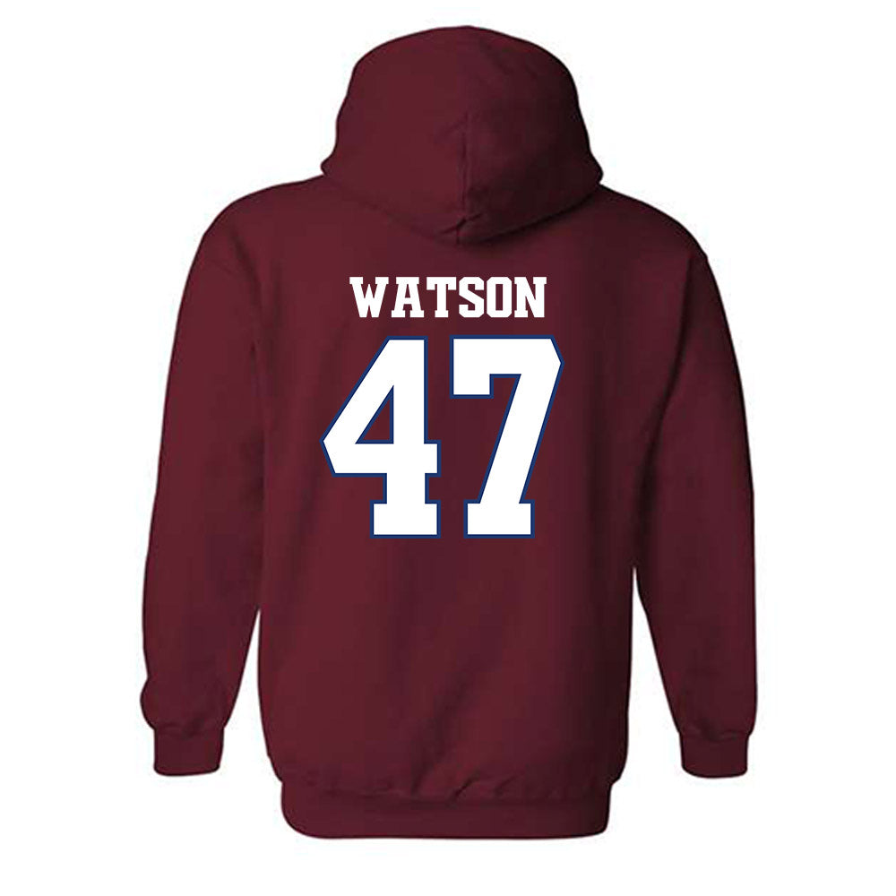 Arkansas - NCAA Football : Braylon Watson - Classic Shersey Hooded Sweatshirt-1