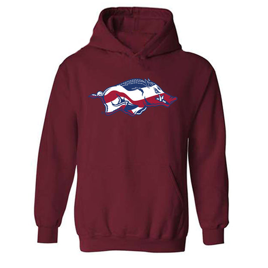 Arkansas - NCAA Football : Isaac TeSlaa - Classic Shersey Hooded Sweatshirt-0