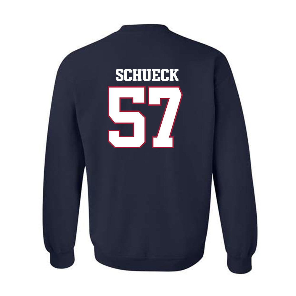 Arkansas - NCAA Football : Thomas Schueck - Classic Shersey Crewneck Sweatshirt-1