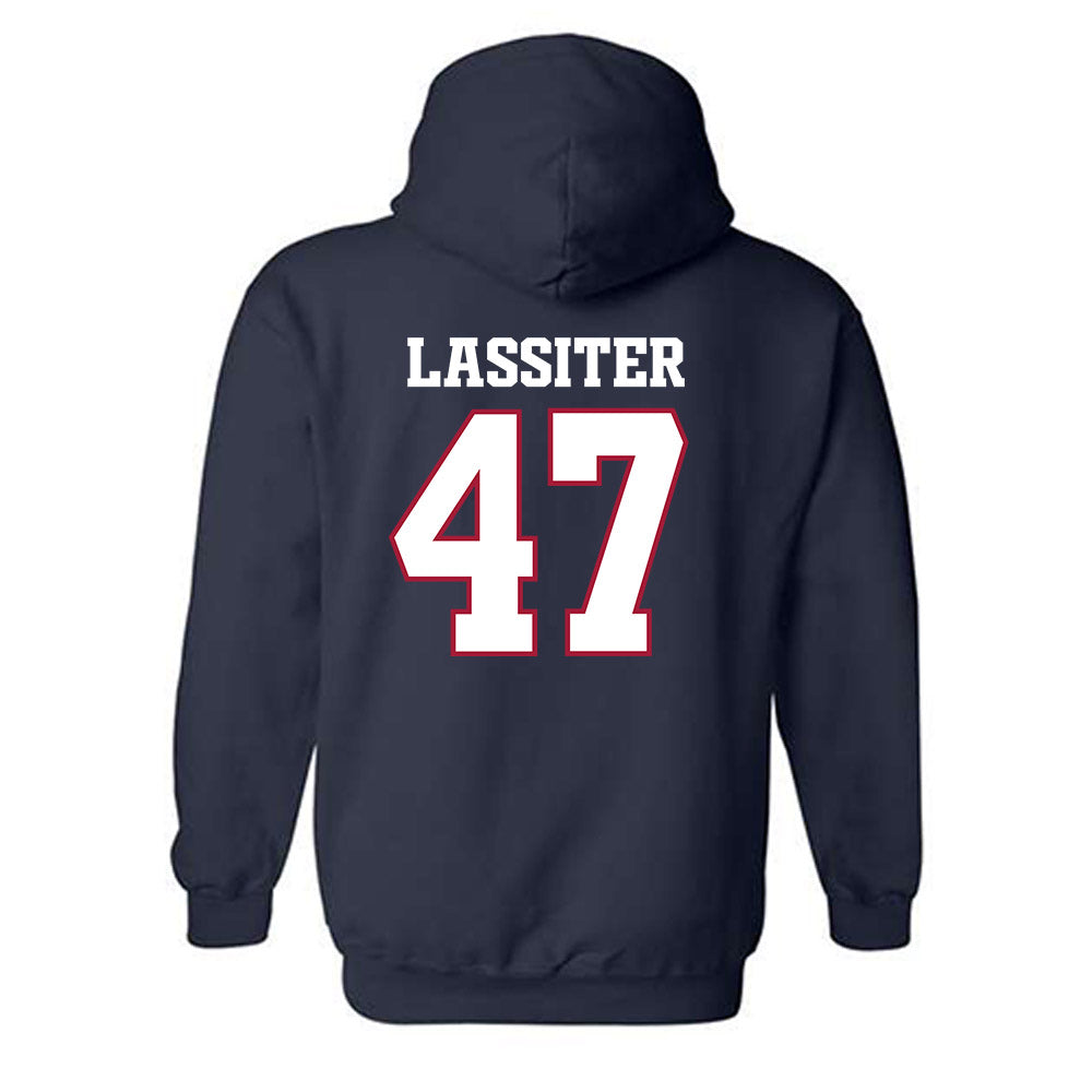 Arkansas - NCAA Football : Maddox Lassiter - Classic Shersey Hooded Sweatshirt-1